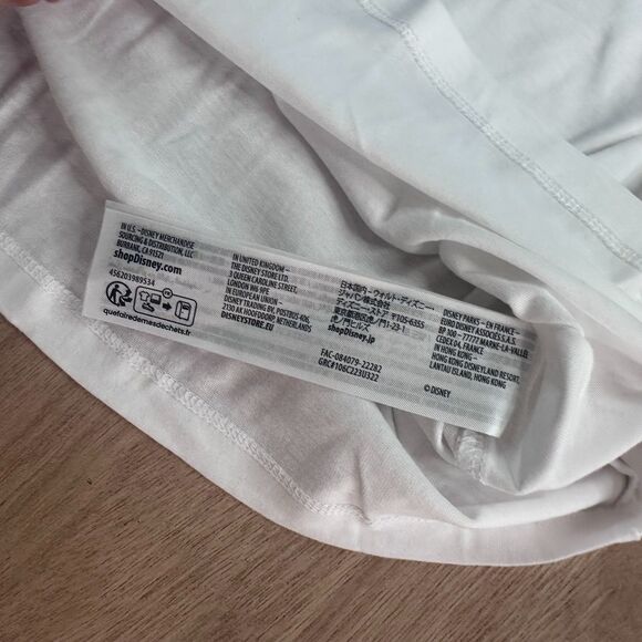 Disney 100 Tinker Bell Disneyland White Tee Shirt Women’s 3X Graphic Oversized - Picture 6 of 7